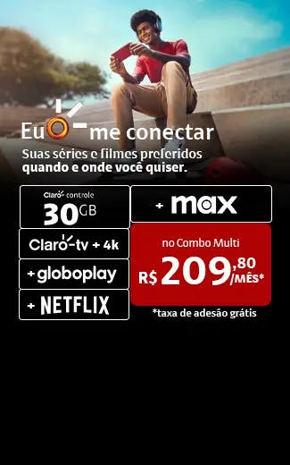 oferta claro tv 4k controle 30gb