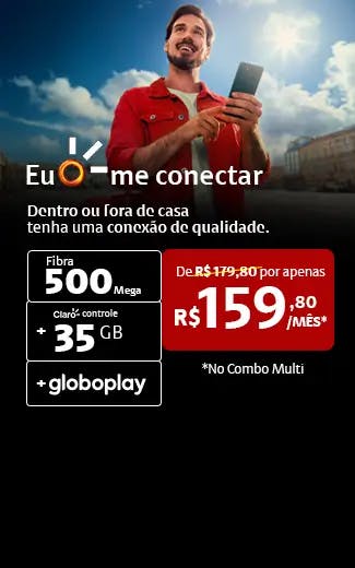 oferta claro internet 500 mega com controle 30gb